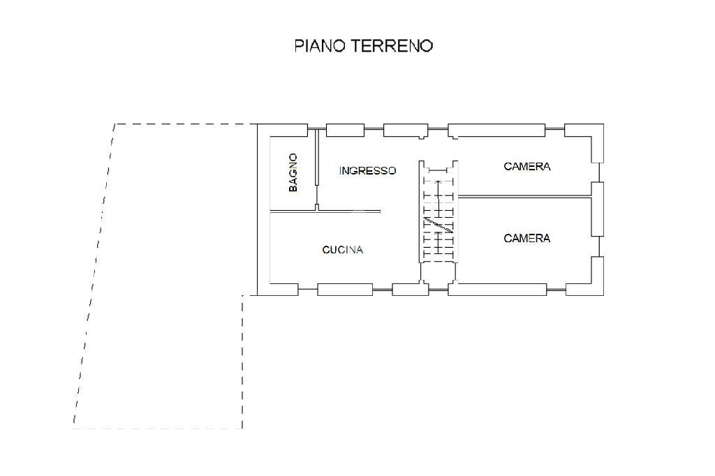 Casa indipendente Via Saluzzo, Costigliole Saluzzo - planimetria 1
