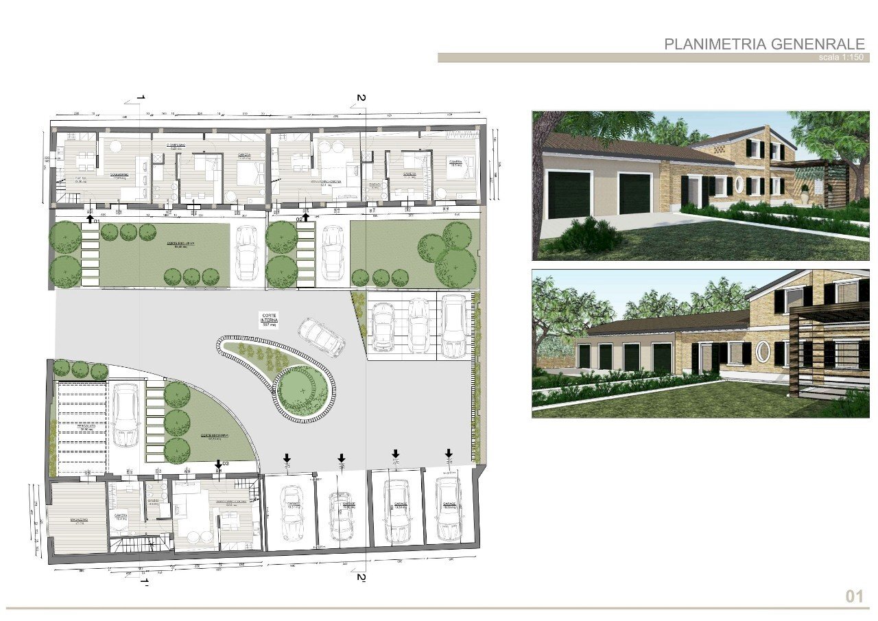 Terreno edificabile Massa Lombarda - planimetria 1