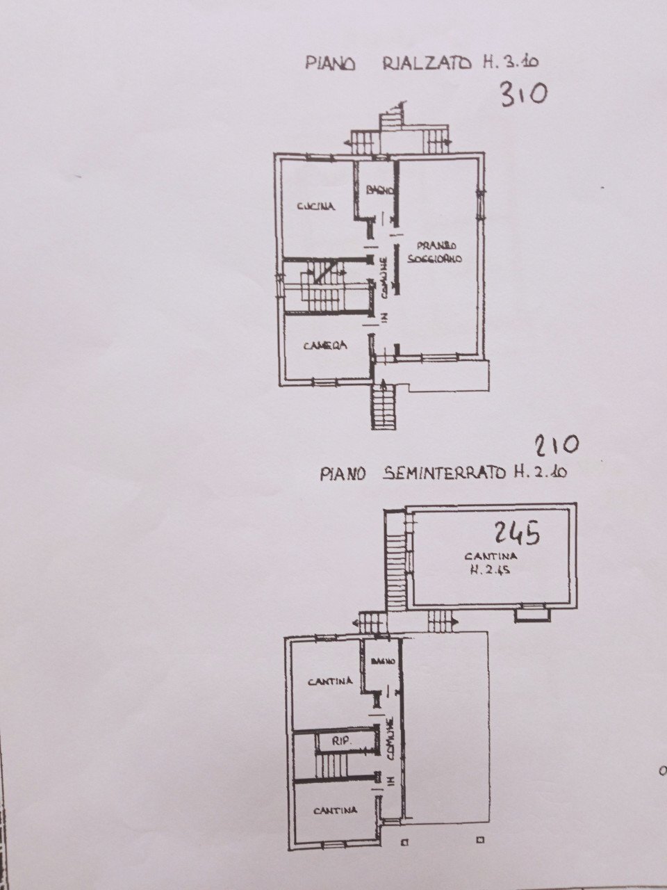 Single Family Villa Forlì - floor plans 1
