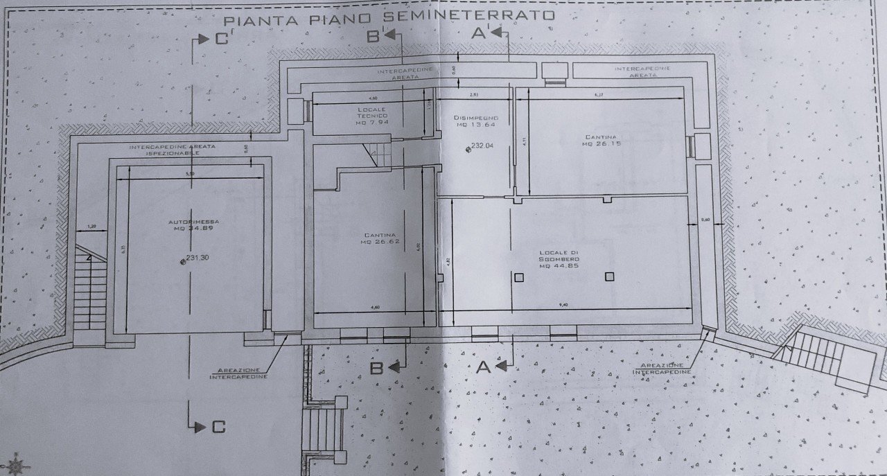 planimetria - Terreno edificabile Alassio - planimetria 1