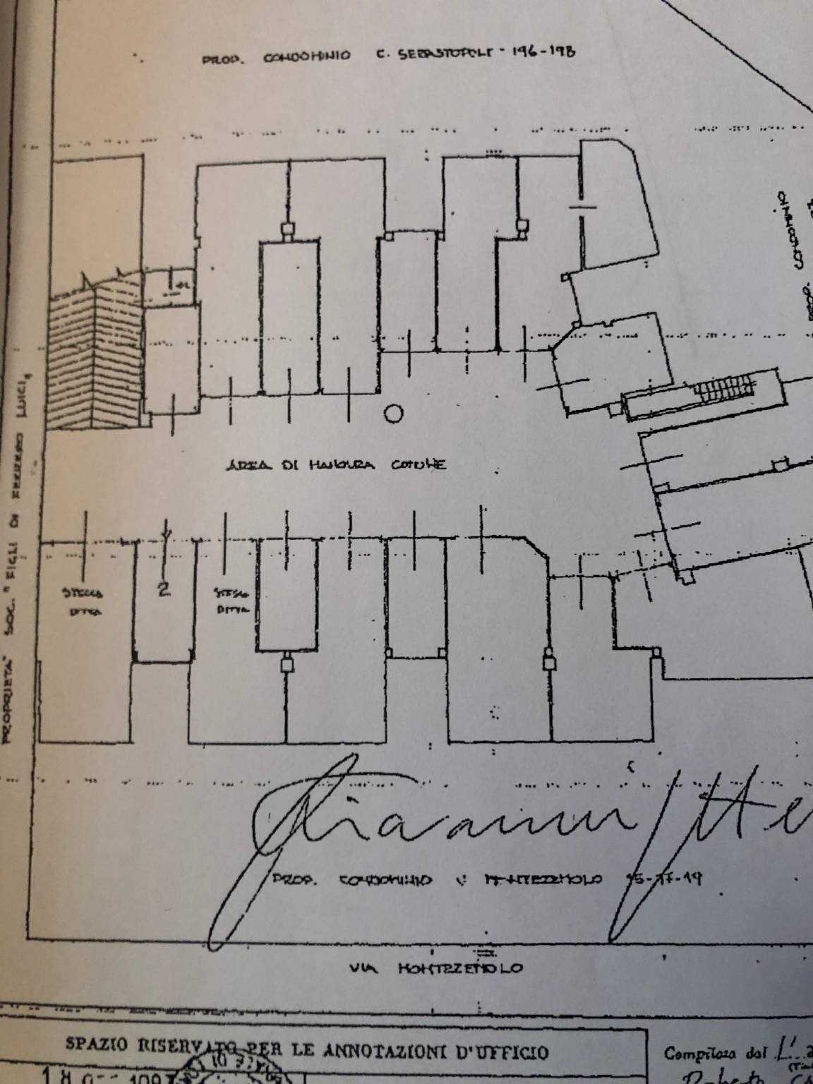 Box corso Sebastopoli, 196, Torino (neighborhood Santa Rita) - floor plans 1