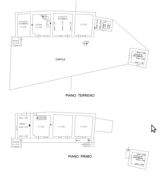 Baita Borgata Ruata Per, Snc, Paesana - floor plans 1