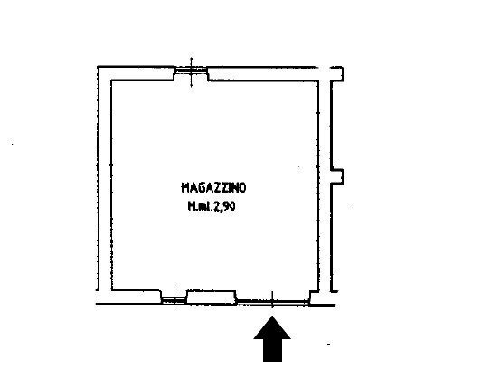 planimetria - Magazzino Via Montenero, Vado Ligure - planimetria 1