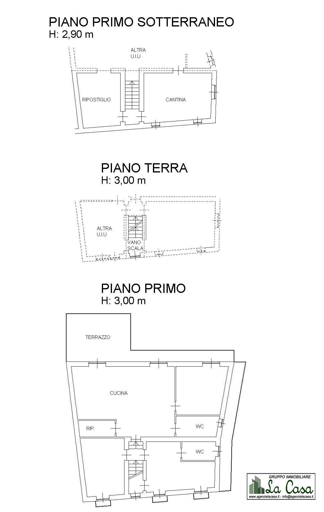 plan - Locale Commerciale Via Umberto I, Monteu Roero, Italia, Monteu Roero - planimetria 1