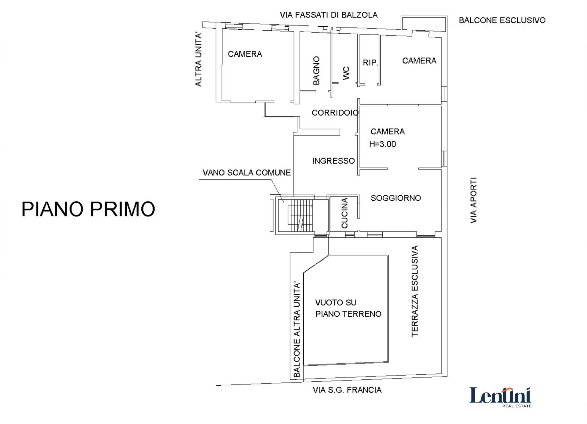 Apartment via Ferrante Aporti, 30, Casale Monferrato - floor plans 1
