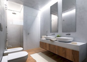 modello 3D via Monteberico - bagno 3.jpg - Porzione di casa Marcon - foto 7
