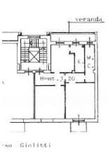 Trilocale corso Giovanni Giolitti, 40, Cuneo (zona Centro) - planimetria 1