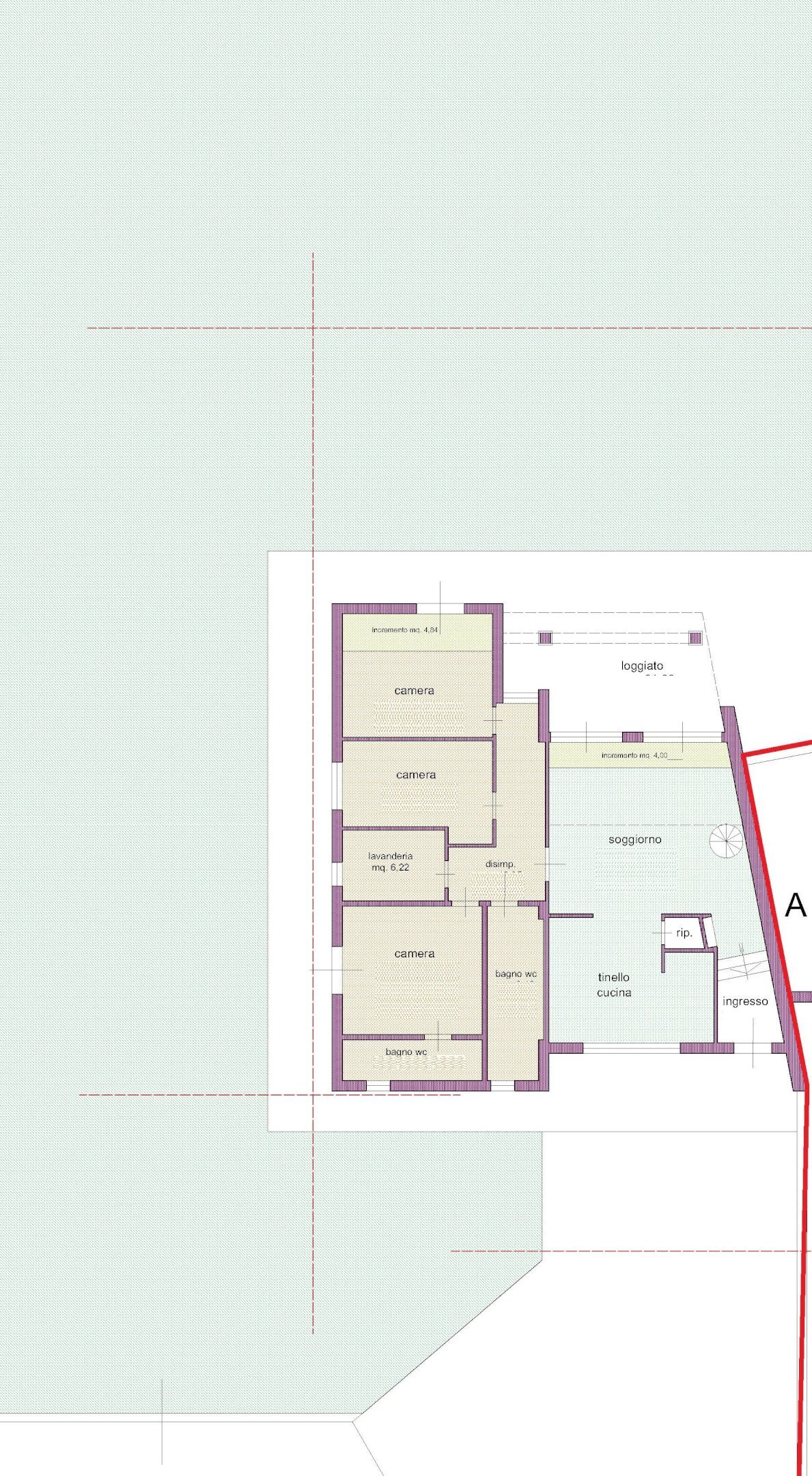 Villa Montelupo Fiorentino - planimetria 1