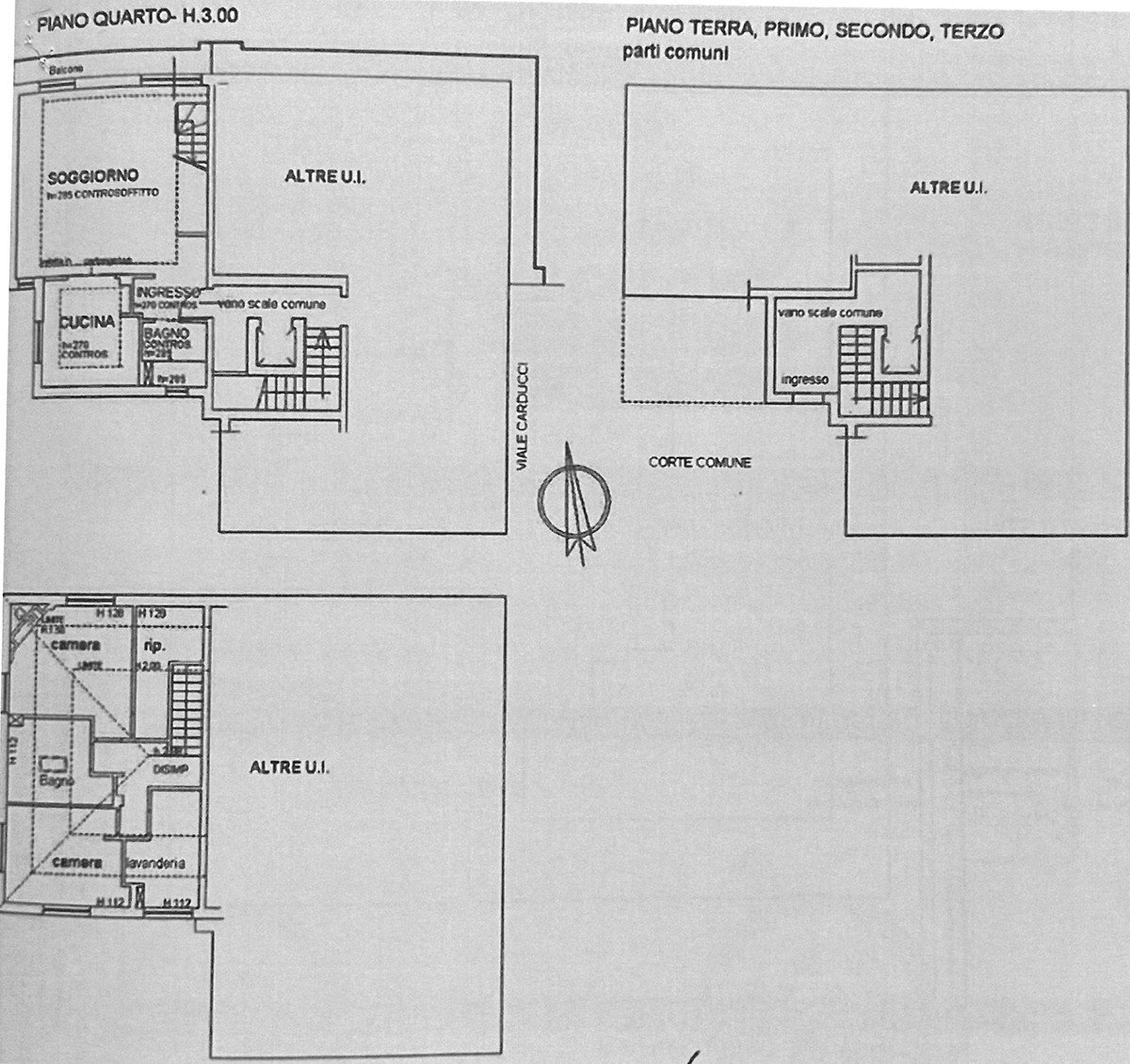 Attic Cesenatico - floor plans 1