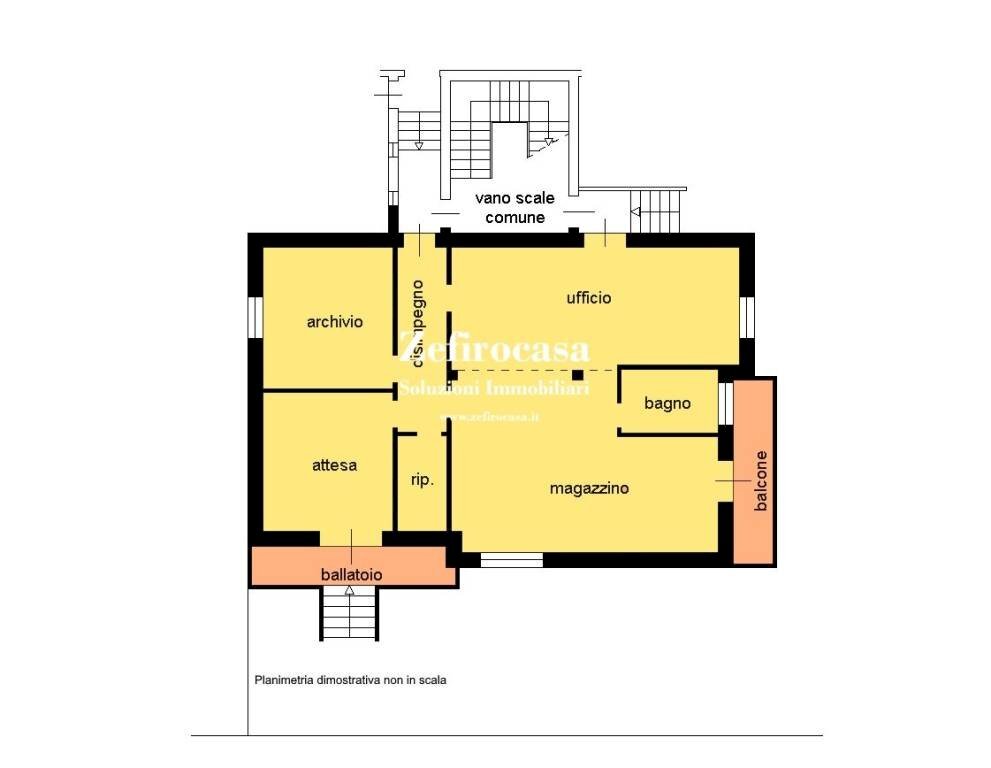 Planimetria - Ufficio via 2 Giugno, Anzola dell'Emilia - foto 2
