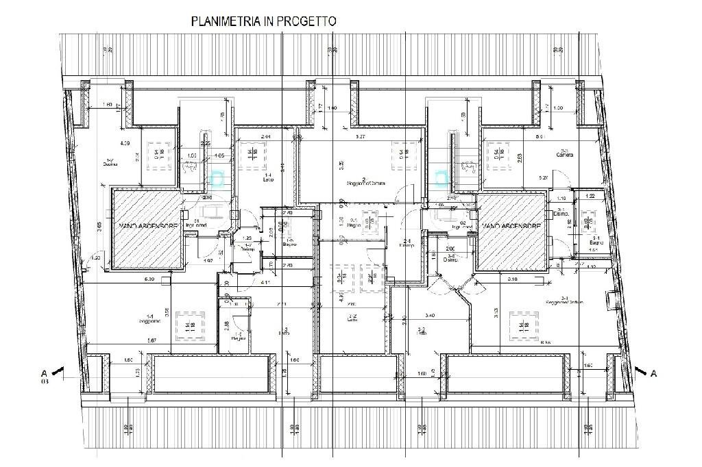 Attico Via Siccardi, Chivasso - planimetria 1