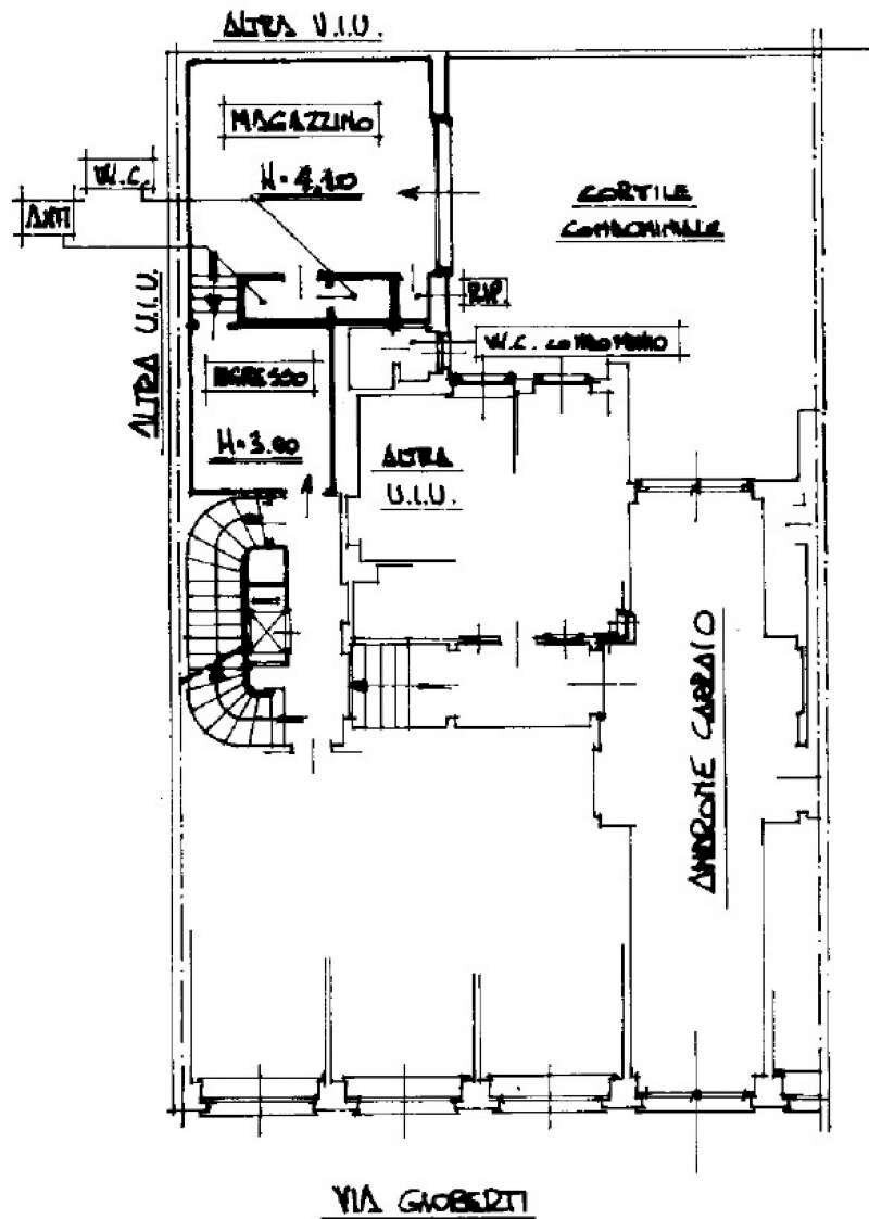 Planimetria - Deposit via GIOBERTI, 11, Torino - floor plans 1