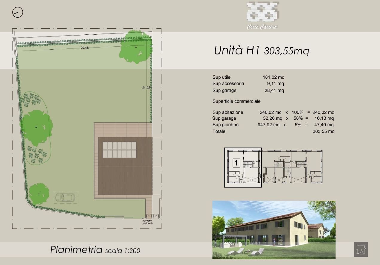 Apartment Modena - floor plans 1