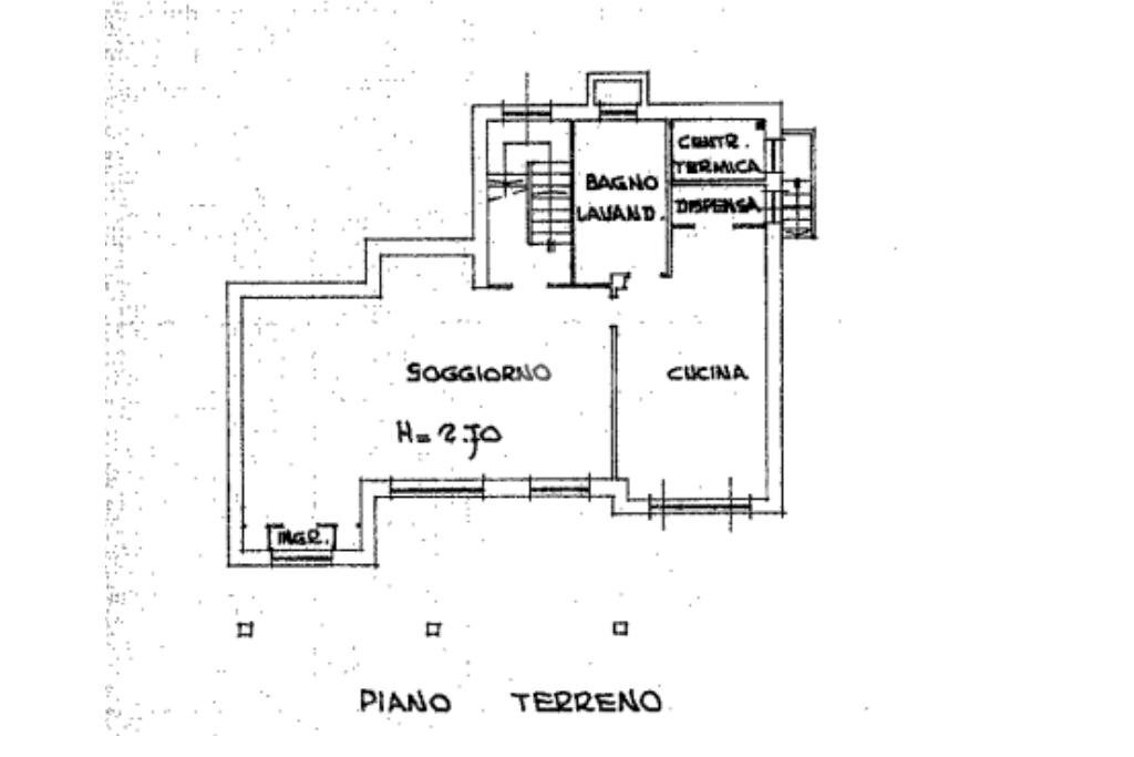 Villa Strada Pennaccini, Bra - planimetria 1
