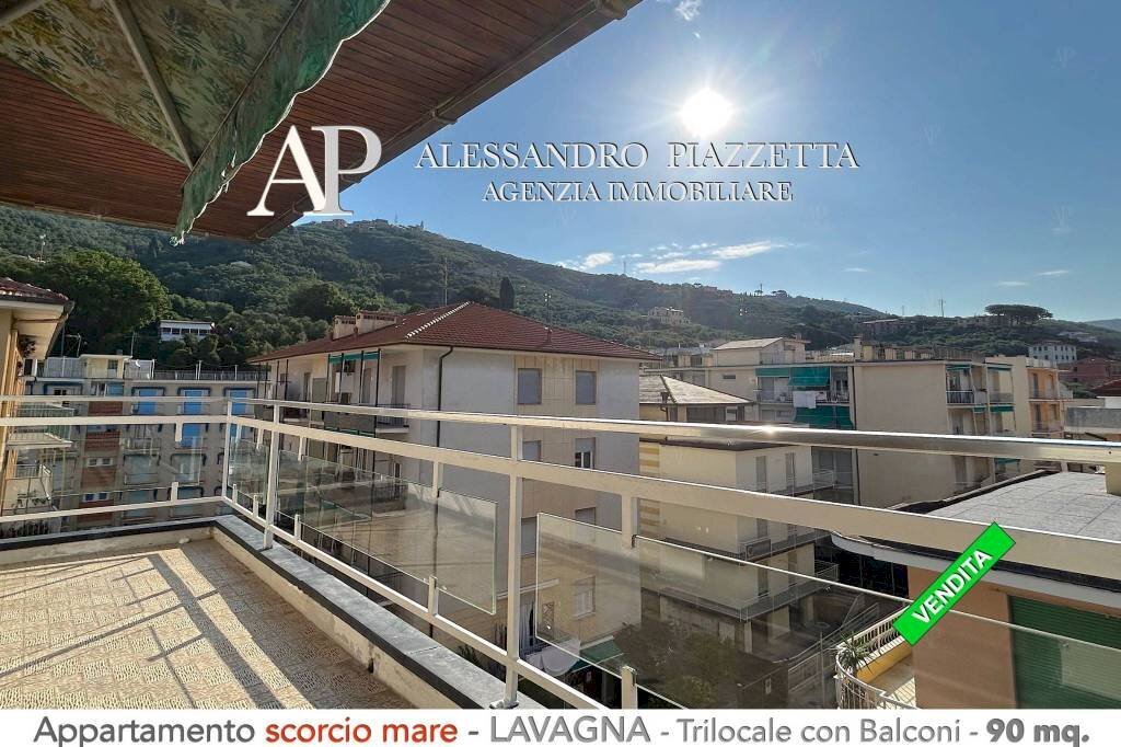 Vista aperta sulle colline circostanti - Trilocale Lavagna - foto 1