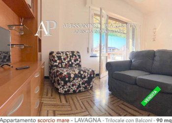Ampio soggiorno con balcone - Trilocale Lavagna - foto 2