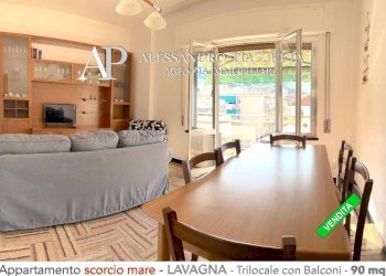 Luminoso soggiorno - Trilocale Lavagna - foto 3