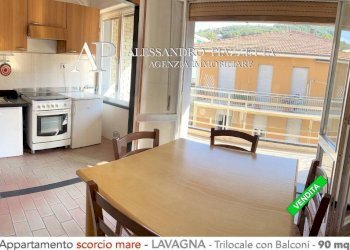 Sala da pranzo-angolo cottura - Trilocale Lavagna - foto 16