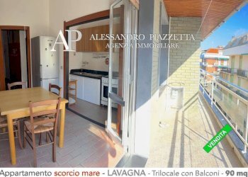 Balcone lato cucina e camera - Trilocale Lavagna - foto 18