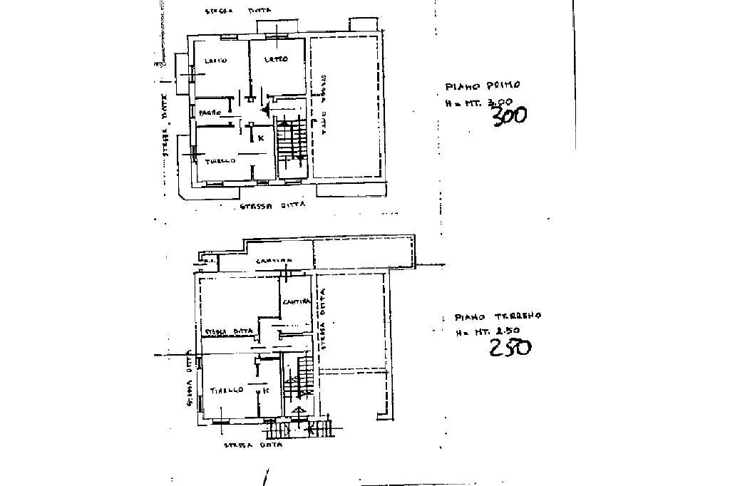 Casa semi indipendente Borgata barone, Coazze - planimetria 1