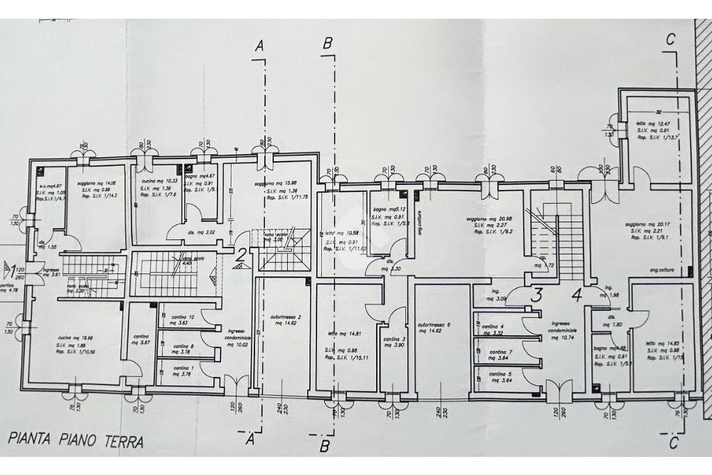 Casa indipendente Corso Giuseppe Mazzini, Molinella - planimetria 1