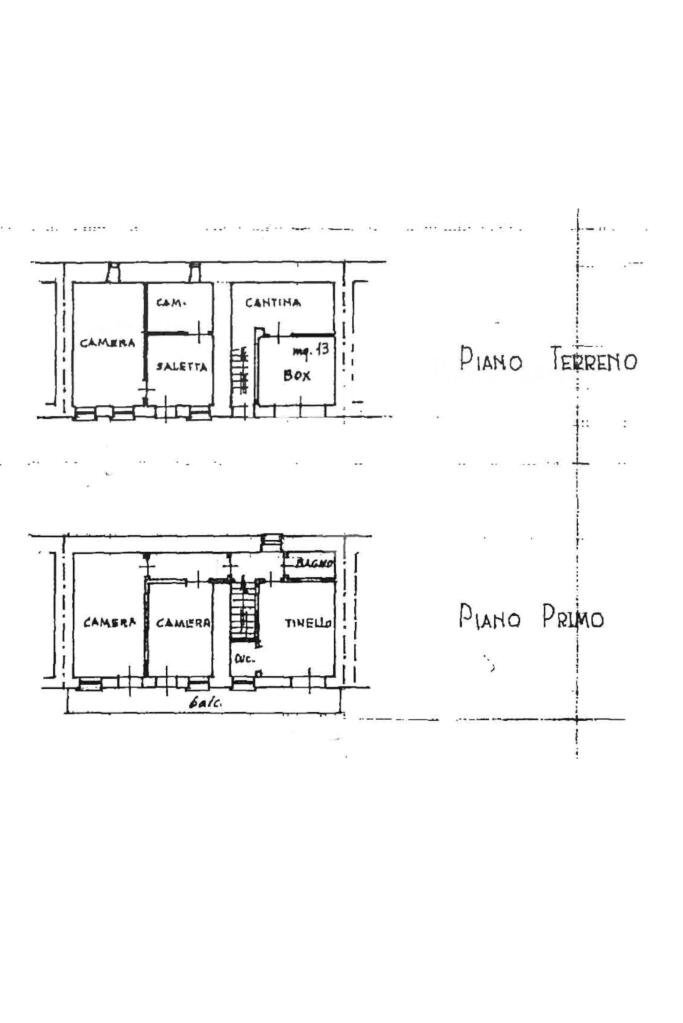 Casa semi indipendente Vicolo bartume, Vallo Torinese - planimetria 1