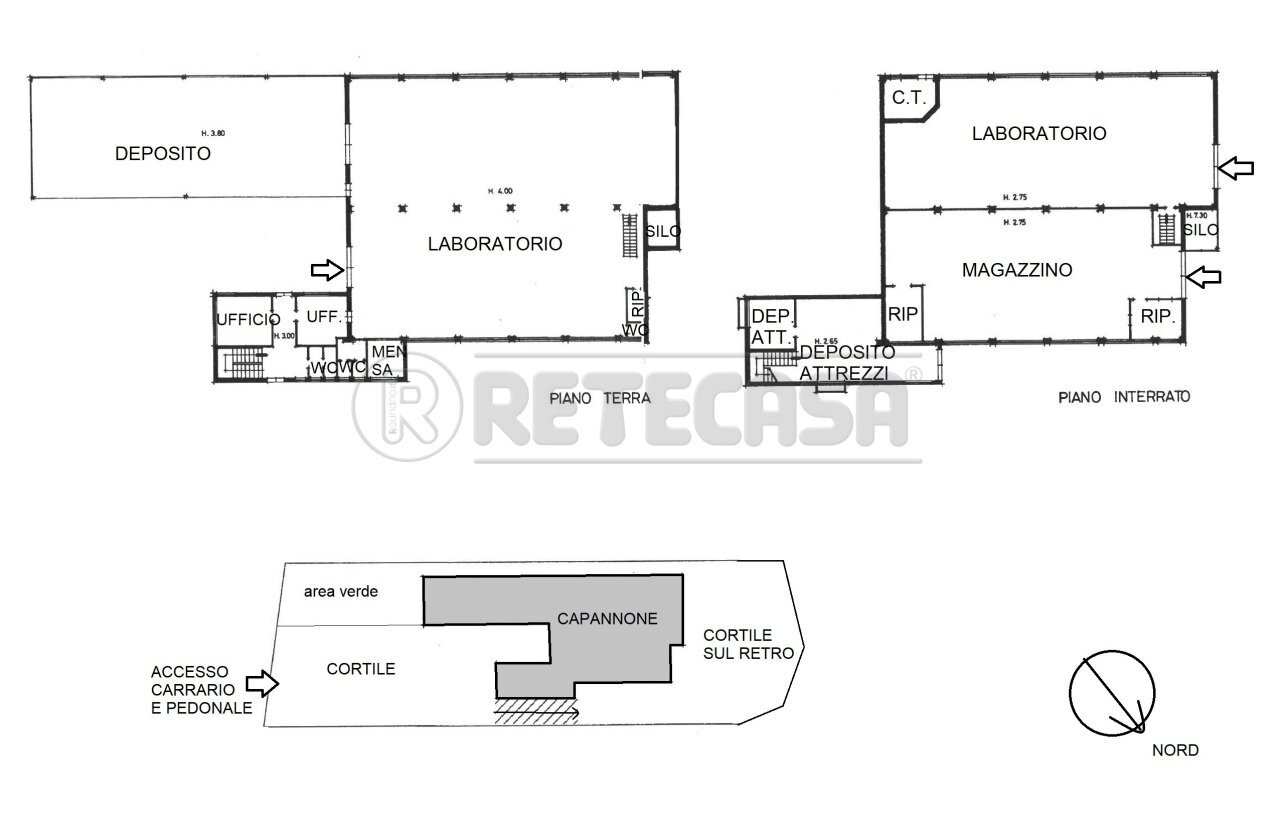 PIANTINA - Commercial Premises Via San Zeno 2B, Arzignano - floor plans 1