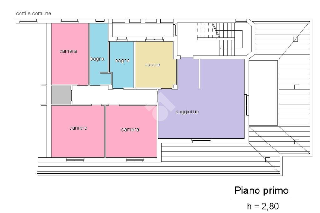 Porzione di casa Via Verdi, Basiano - planimetria 1