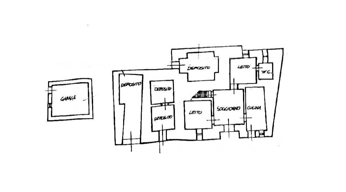 Trullo Contrada Barratta, Martina Franca - planimetria 1