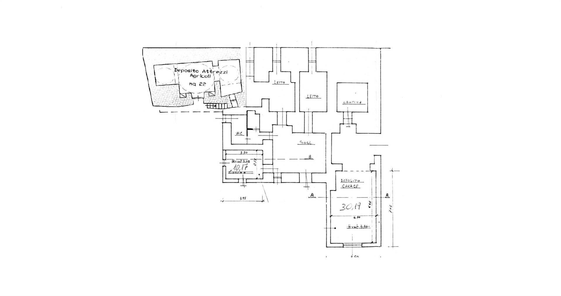 Trullo Strada Cisternino, Martina Franca - planimetria 1