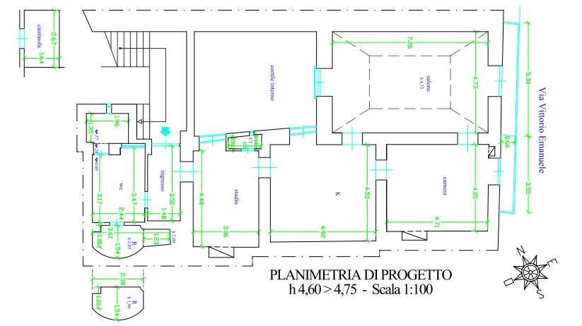 Quadrilocale Corso Vittorio Emanuele, Martina Franca - planimetria 1
