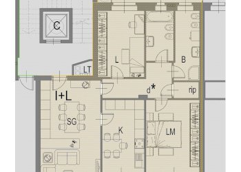 Four-room apartment corso Moncalieri, Torino - photo 29