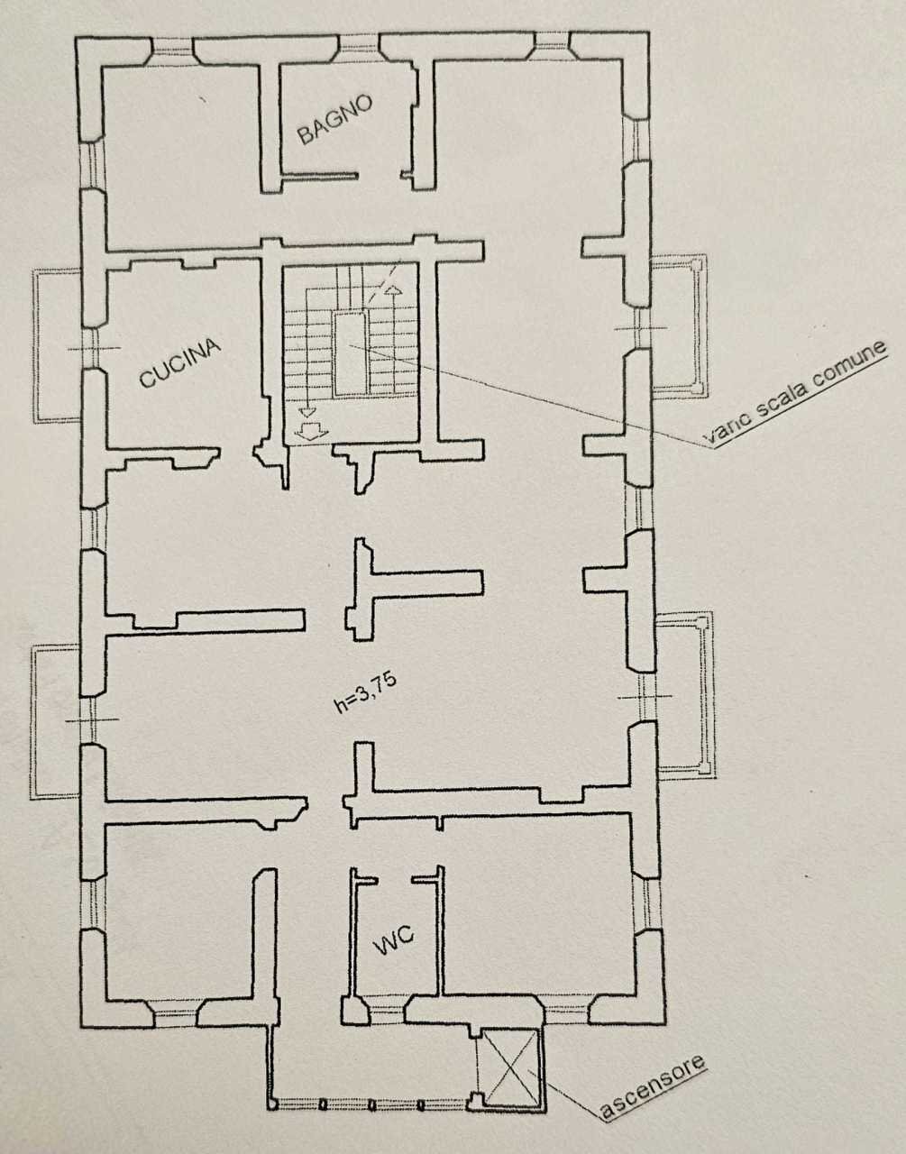 Planimetria Appartamento.jpeg - Apartment Sarzana - floor plans 1