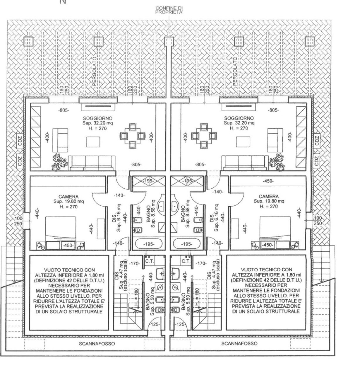 Terreno edificabile Pianoro - planimetria 1