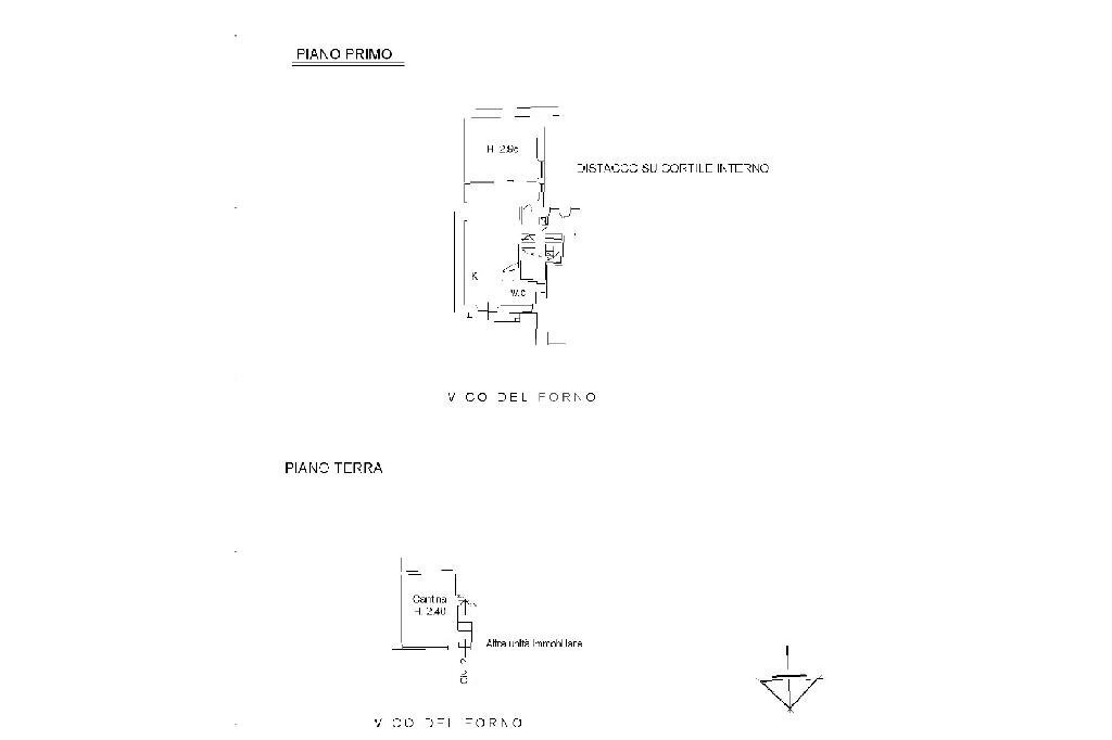 Bilocale Vico del Forno, Serravalle Scrivia - planimetria 1