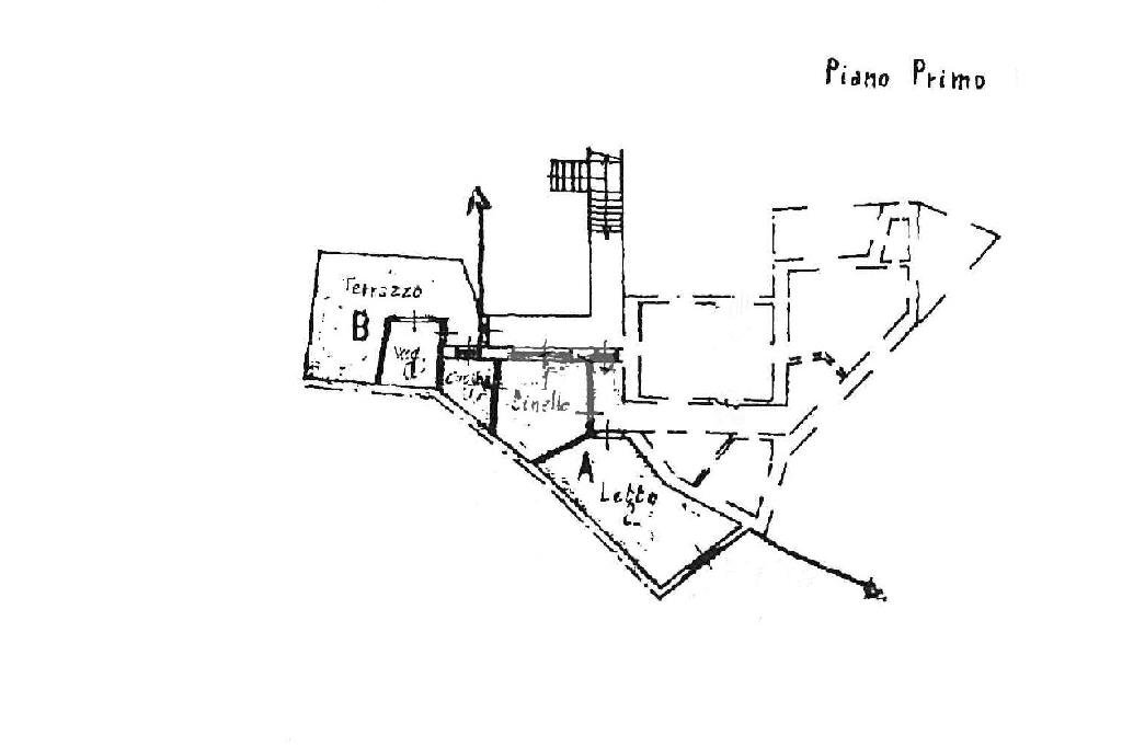 Casa semi indipendente Via Camillo Benso Conte di Cavour, Albiano d'Ivrea - planimetria 1