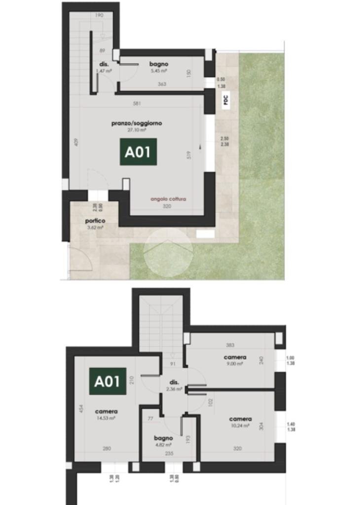 Quadrilocale Via Paolazzo, Valsamoggia (zona San Lazzaro) - planimetria 1