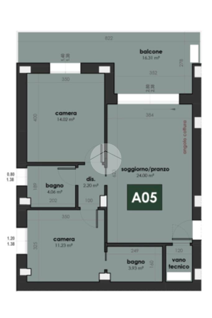 Trilocale Via Paolazzo, Valsamoggia (zona San Lazzaro) - planimetria 1