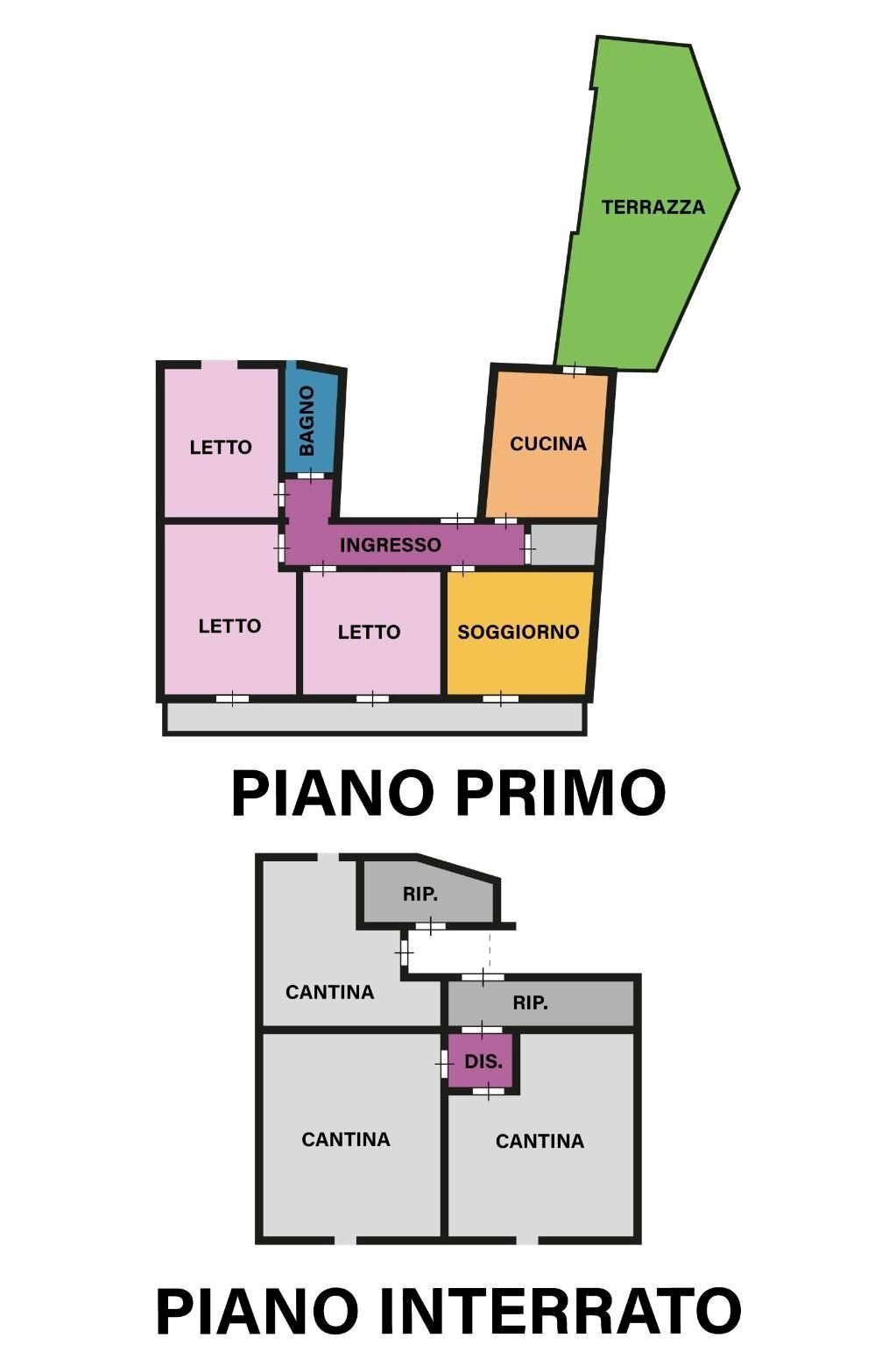 Appartamento via Giacomo Matteotti, Predappio - planimetria 1