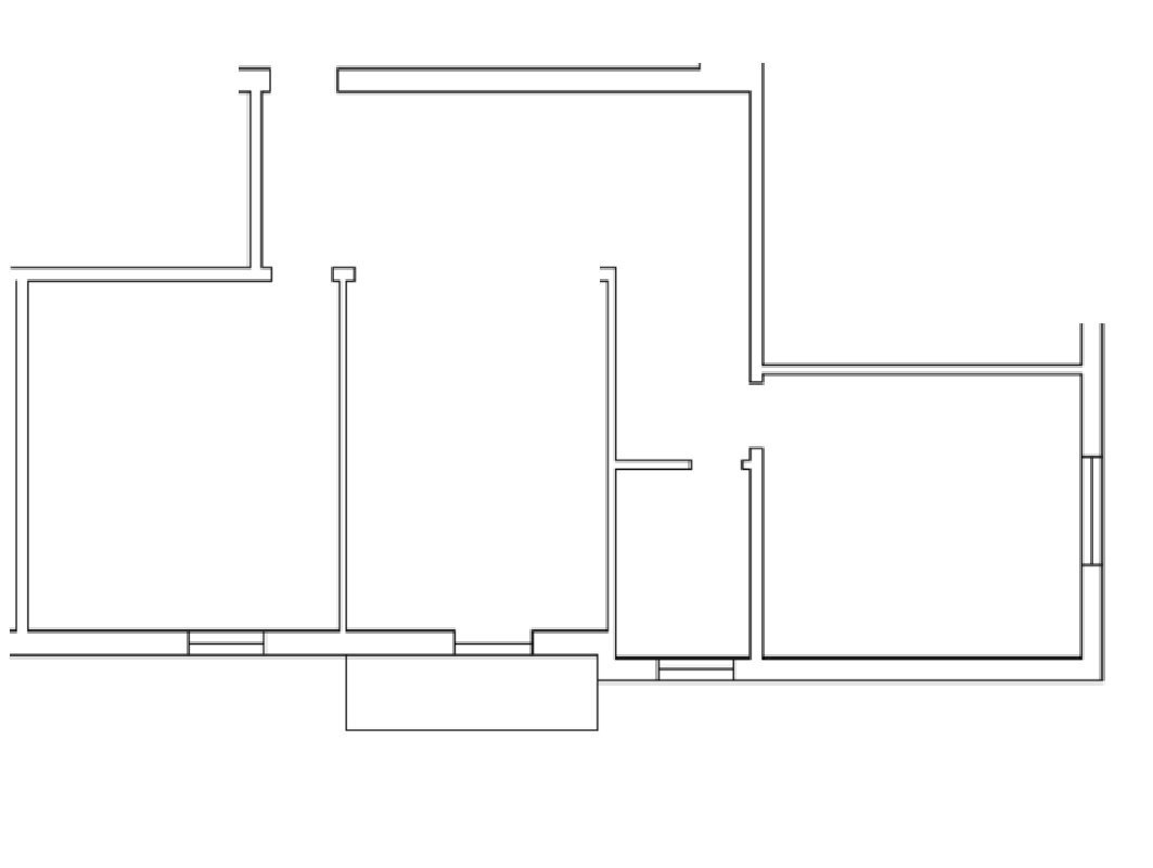 Three-room apartment via Claudio Treves, Bologna (neighborhood Funivia) - floor plans 1