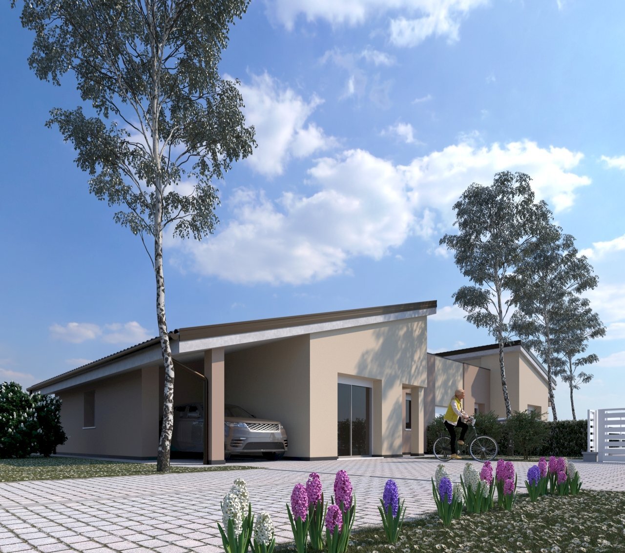 facciata - Villa a Schiera via Don Giovanni Maurizzi, Baricella - foto 2