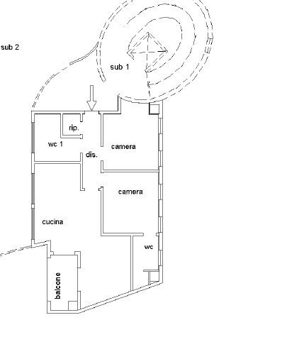 Appartamento via Mondovì, 56, Beinette - planimetria 1