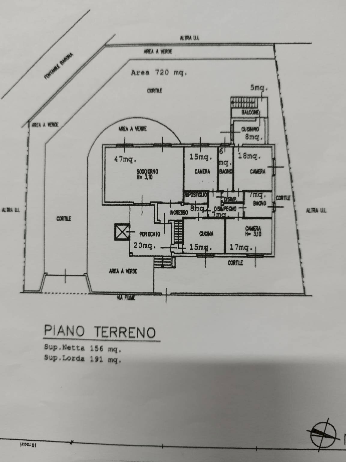 Villa via Fiume, 6, Bareggio - planimetria 1