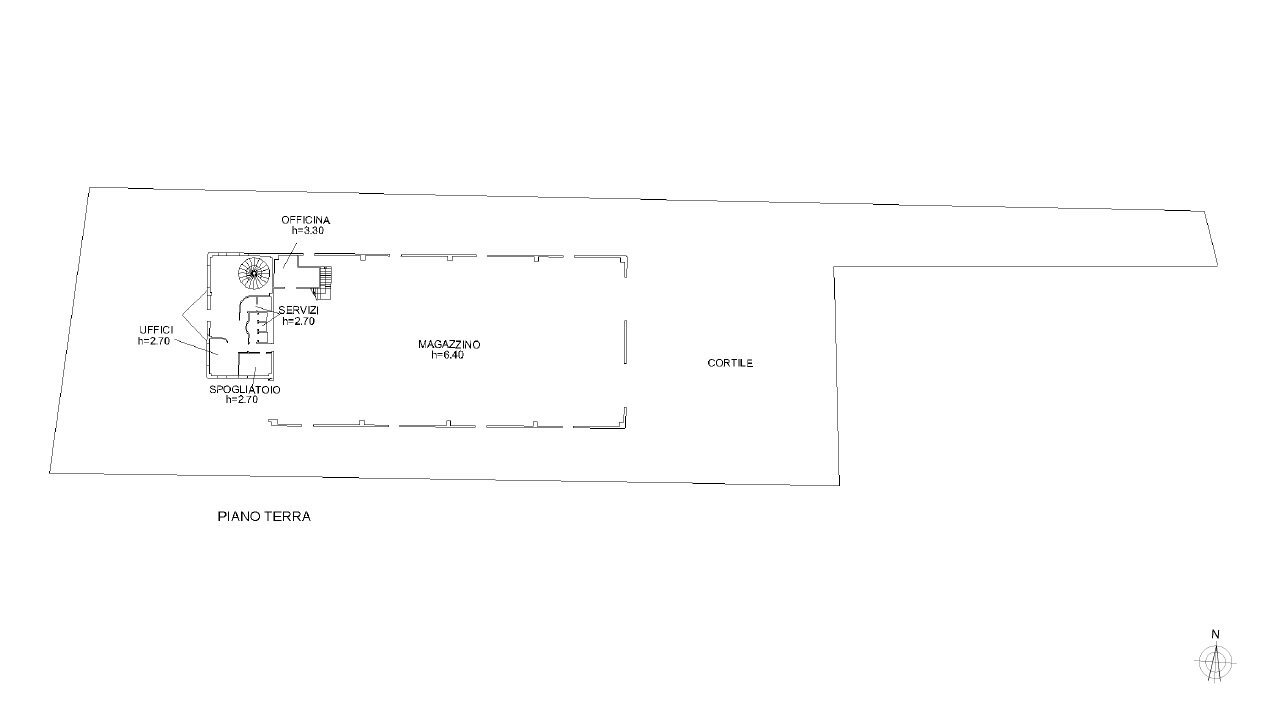 Capannone strada Statale Destra Sesia, 24, Lenta - planimetria 1