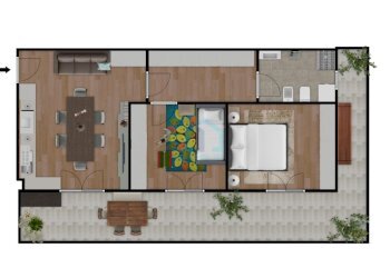 PLANIMETRIA ARREDATA - Quadrilocale Via Privata Vistamare 8, Savona - foto 18