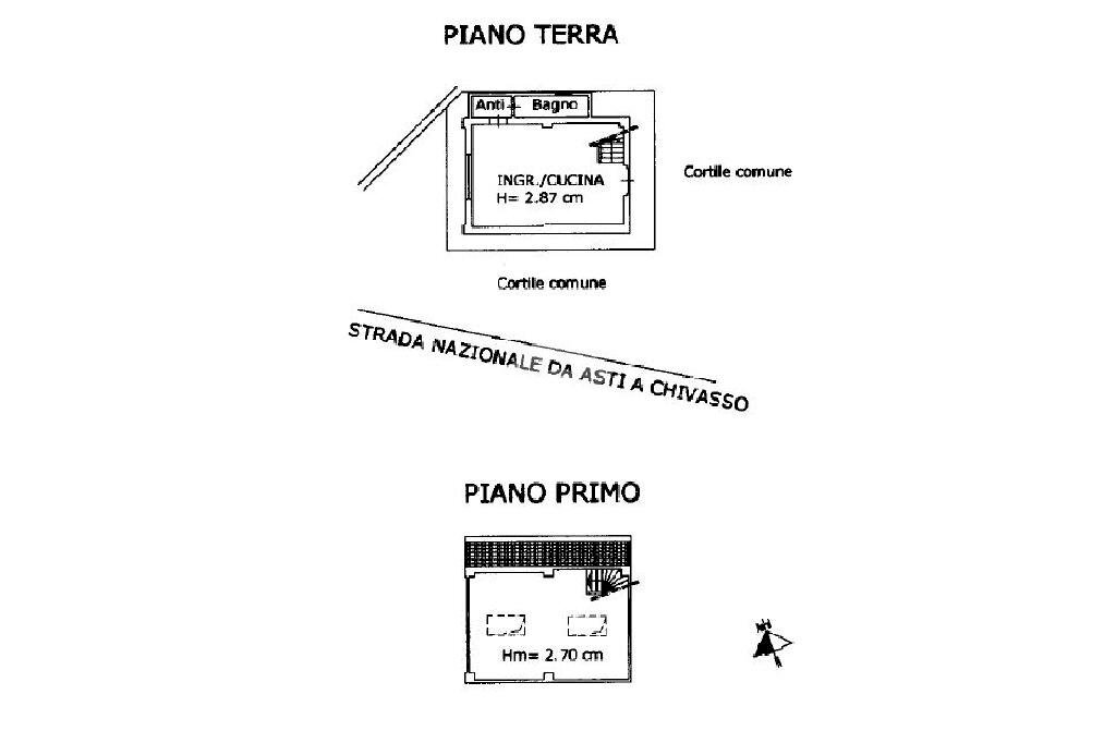 Casa indipendente Val Frascherina, Casalborgone - planimetria 1