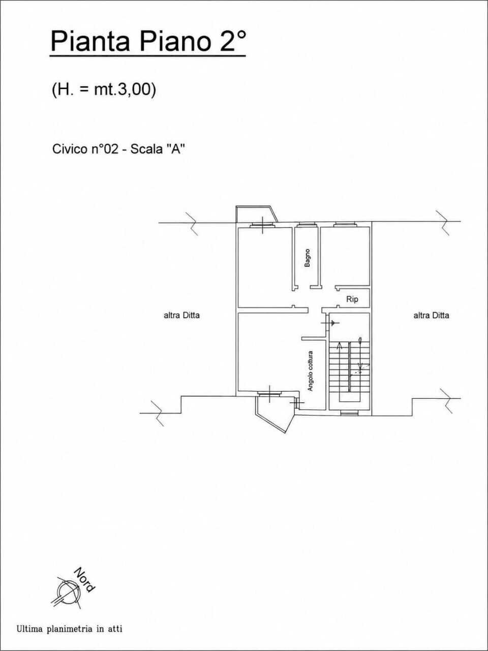 planimetria x pubbl - Four-room apartment Via Galileo Galilei 2, Lanciano - photo 2
