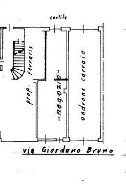 Negozio via Giordano Bruno, 87, Torino (zona Lingotto) - planimetria 1