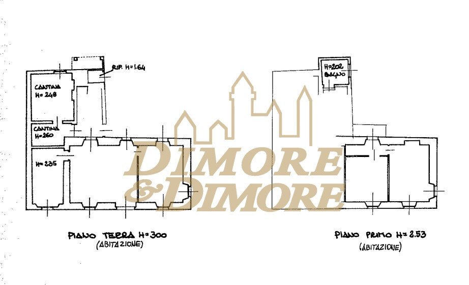 Planimetria piano terra e primo.jpg - Villa via Nazionale 41, Vogogna - planimetria 1