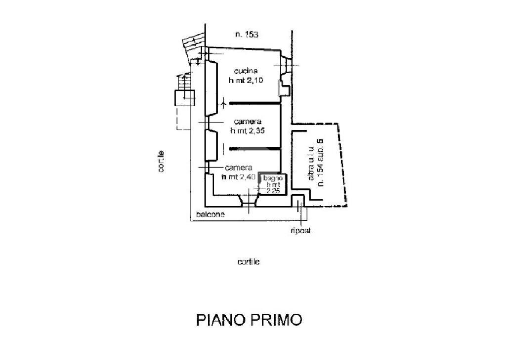 Casa semi indipendente Frazione Tornetti, Viù - planimetria 1